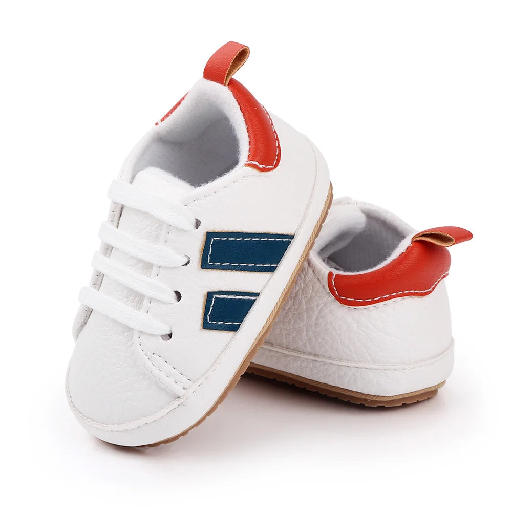 Baby Casual Shoes for Spring and Autumn TPR Sole Anti-slip High Quality PU Hot Selling Multiple choice 2023 Baby New Fashion