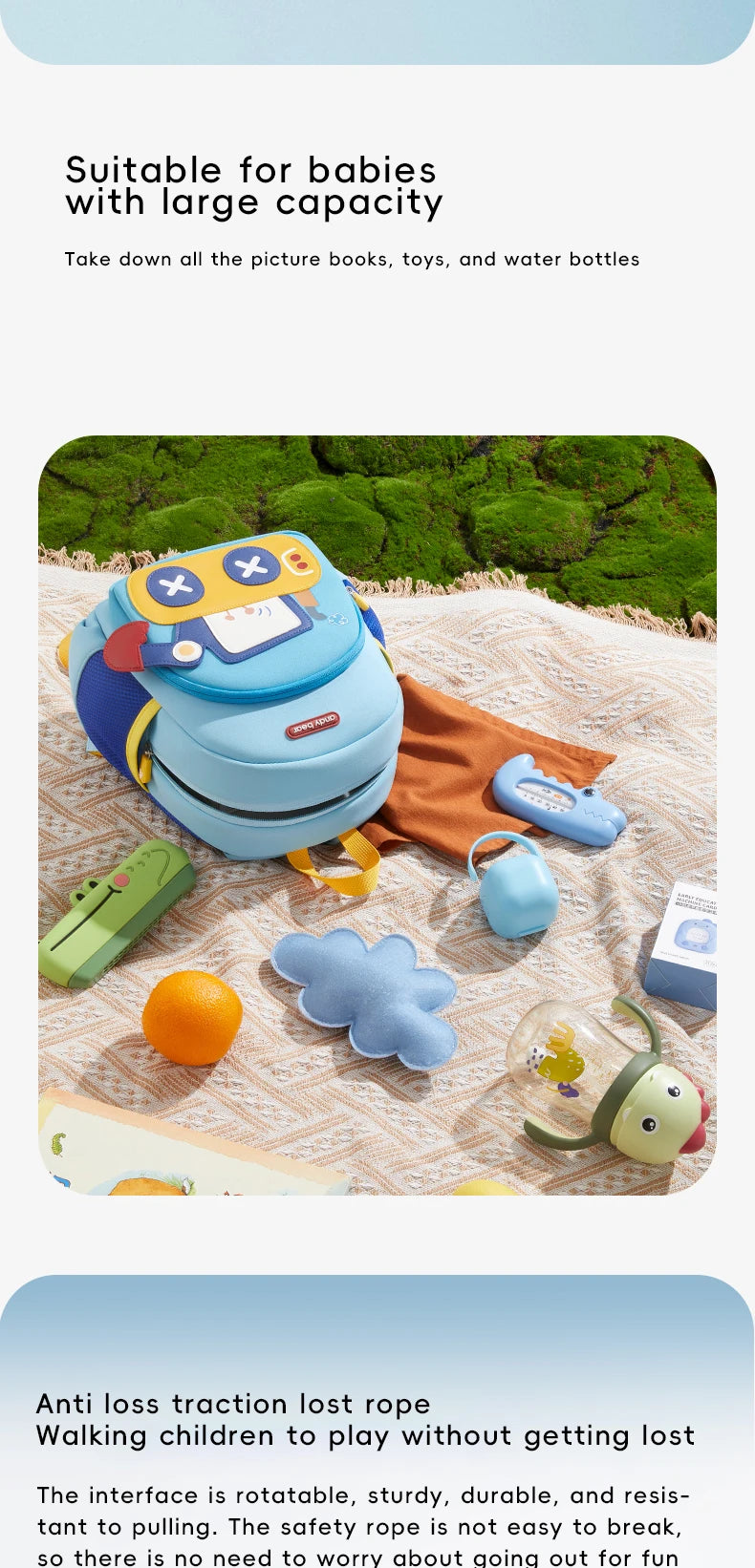 AIBEDILA Children Cute Cartoon 3D Dinosaur School Bags Anti-lost Boys Backpacks Girls Toddler Rucksack Kindergarten Schoolbag