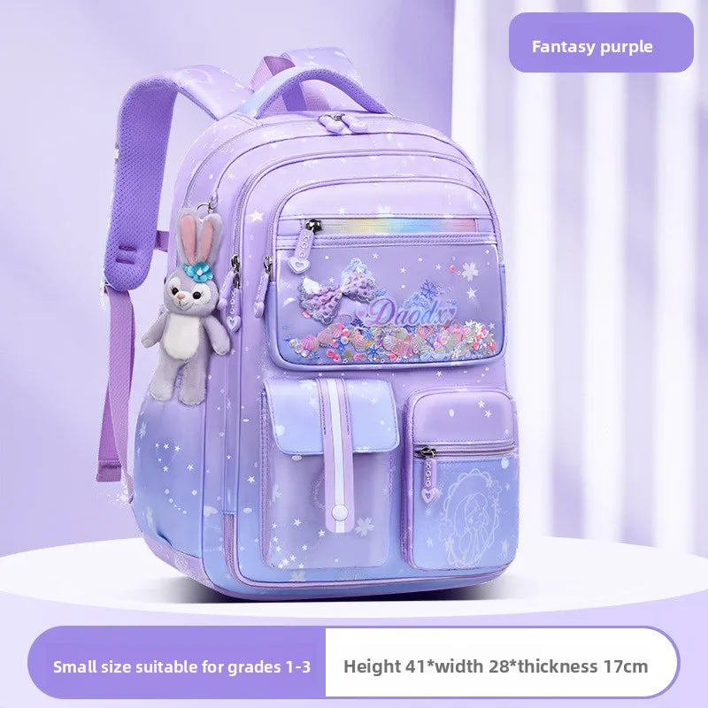 2025- Primary School Girls' Schoolbag Kawaii Lightweight Children's Bag Waterproof Bags Colorful Travel Backpack Mochilas Gifts