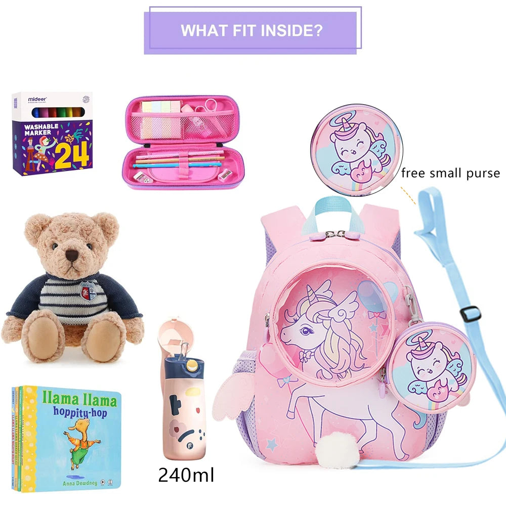 Small Toddler Backpacks 10.5inch Small food bag Baby Schoolbag