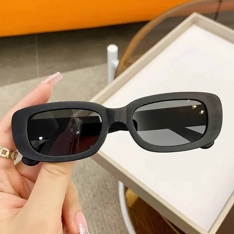 New Trend Children's Fashion Sunglasses Travel Summer Beach Outdoor UV400 Shades Retro Baby Girl Boy Small Rectangular Eyewear