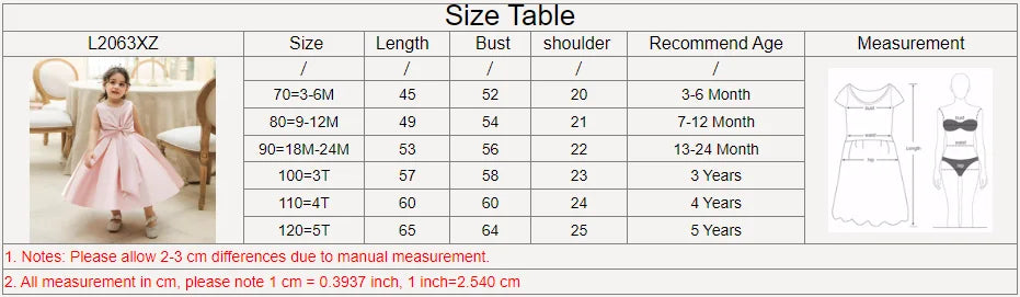 2023 Toddler Baby Girl Party Dresses Big Bow Infant Birthday Princess Dress For Girls Wedding Prom Gown Children Clothes