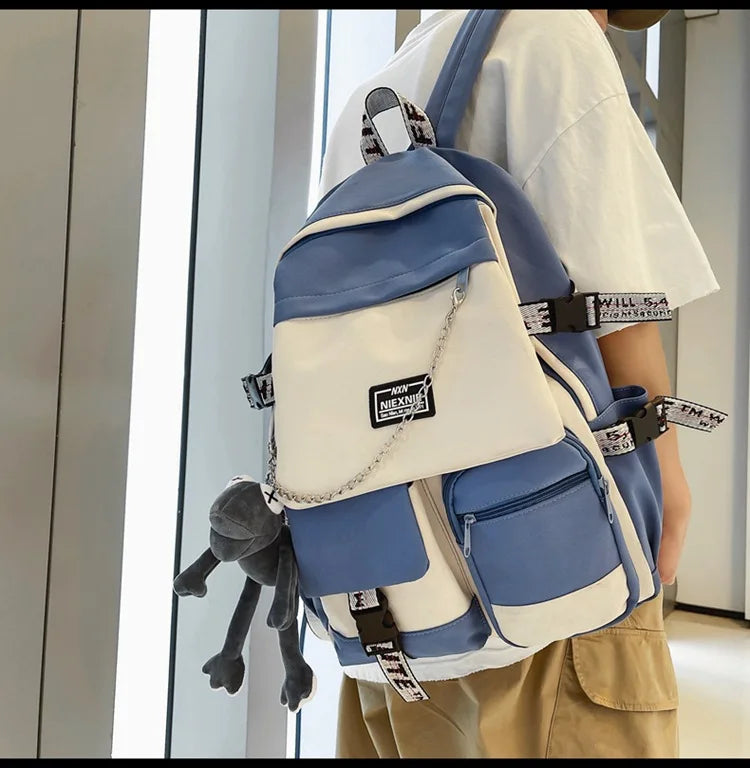 2025 Fashion Schoolbag Female Student Backpack Large Capacity Fashion Boy Backpack Computer Bag Femal School Backpack Travel Bag