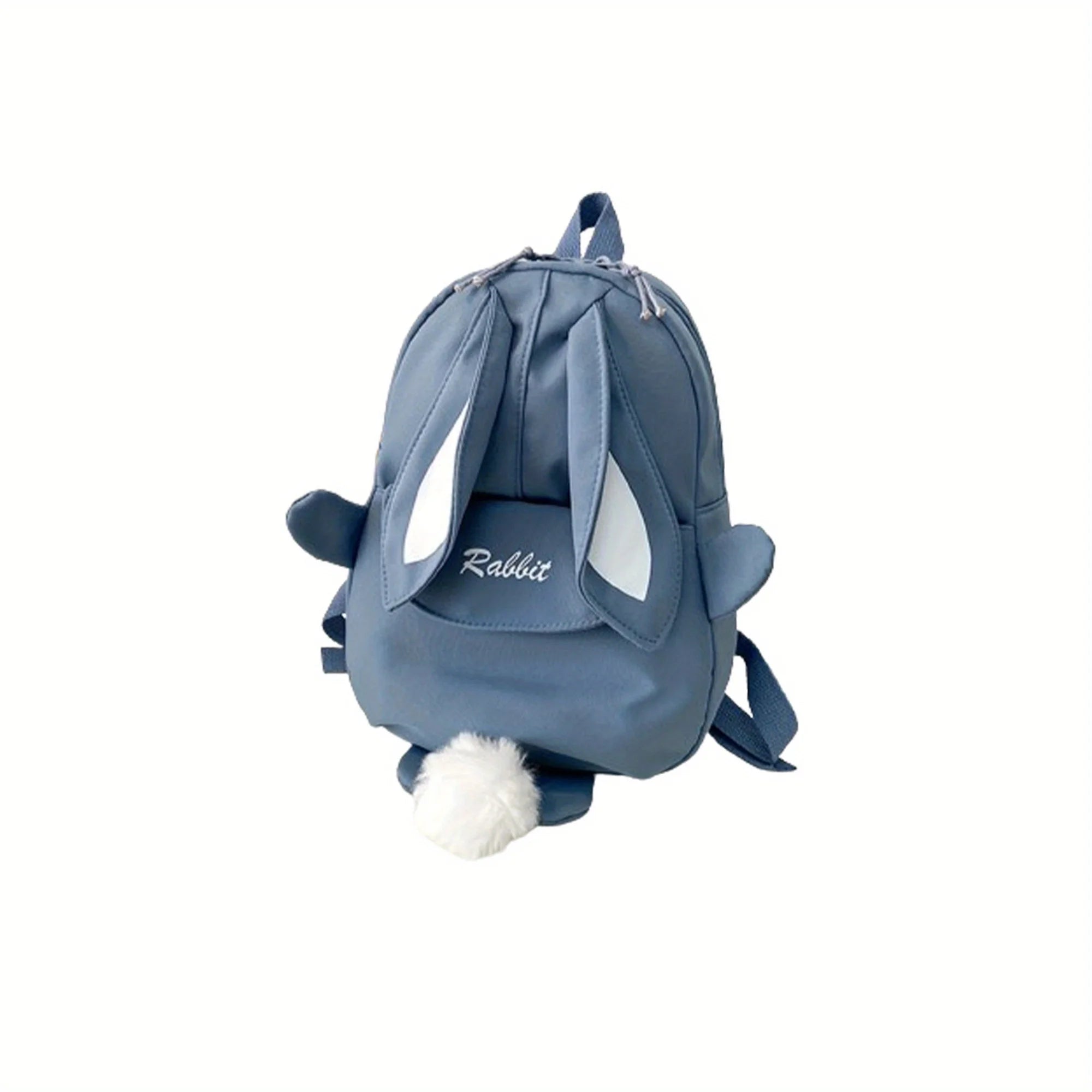 Girl Rabbit Ear Backpack Casual Schoolbag Waterproof Large Capacity School Backpack Smooth Zipper Solid Teens Travel and Gifts