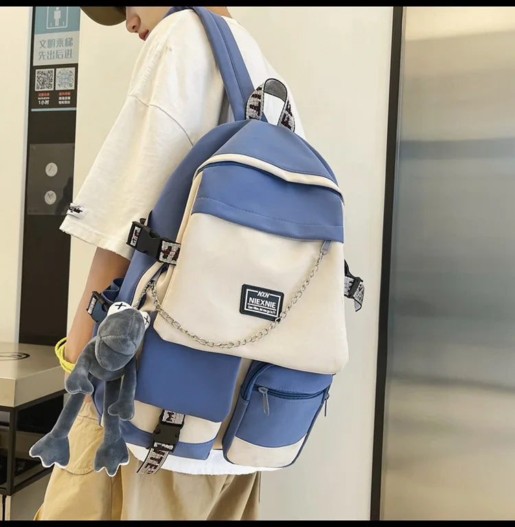 2025 Fashion Schoolbag Female Student Backpack Large Capacity Fashion Boy Backpack Computer Bag Femal School Backpack Travel Bag