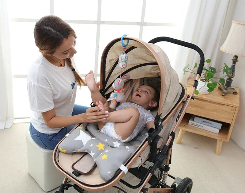 Newborn Baby Plush Stroller Toys Baby Rattles Mobiles Cartoon Animal Hanging Bell Educational Baby Toys 0-12 Months Speelgoed