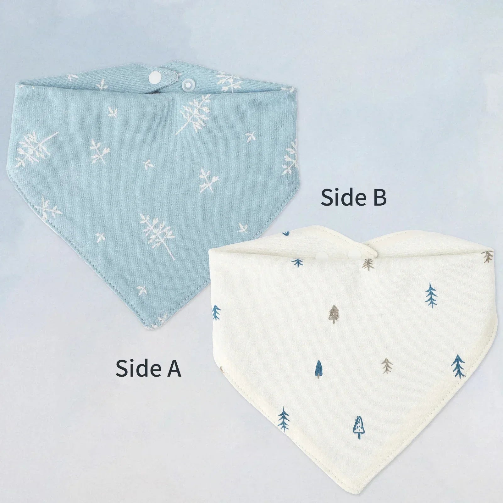 Baby Bib bib Bibs Skin-friendly Infant Soft Saliva Towel Triangular Type Kids Handkerchief 100% Cotton Double-sided Printed 3-8Y