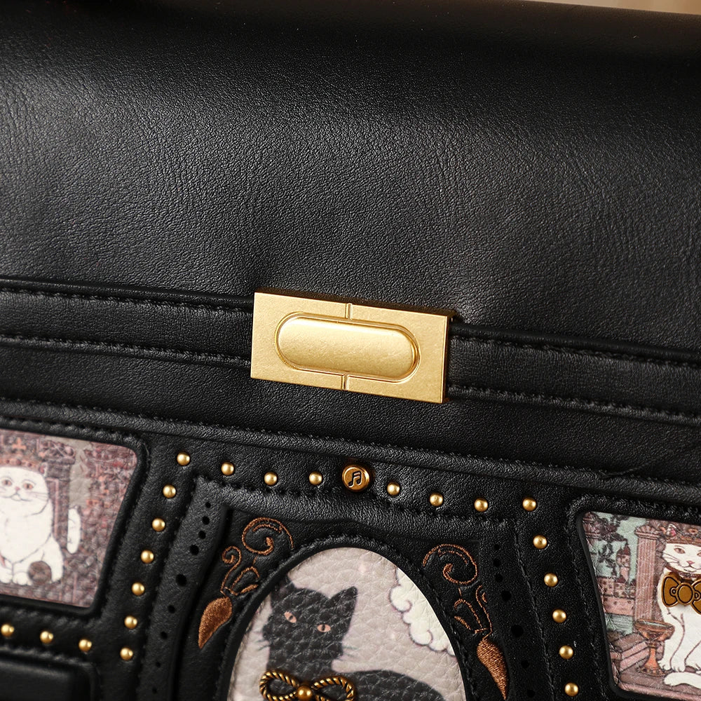 Ladies' handbag - 2026 new style fashionable cartoon fairy cat crossbody bag for large tote. A perfect accessory for daily use t