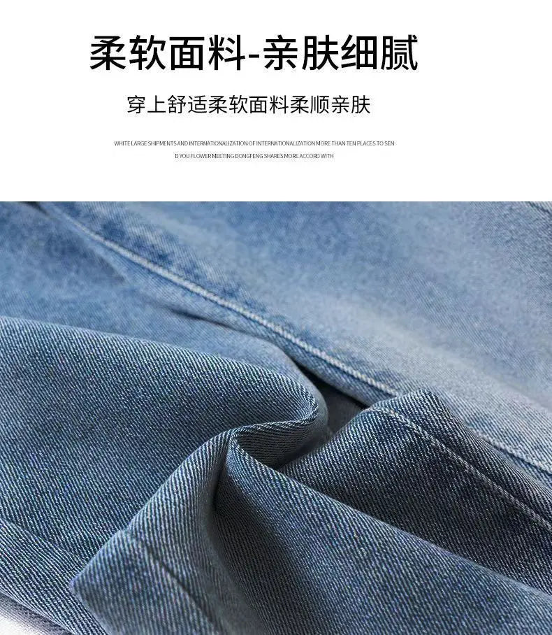 Kids Classic Vintage Blue Flared Jeans for Teens Girl Fashion Bootcut Denim Pants Tweens Child Casual Boot Cut Jeans Trousers