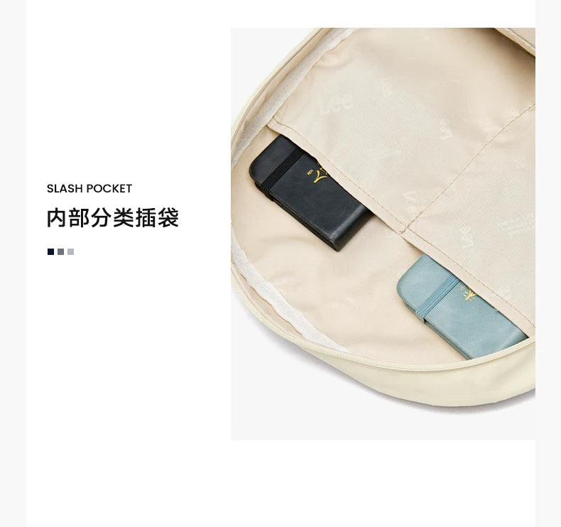 LEE Unisex Large Capacity Laptop School Bag for Women Man Leisure Oxford Waterproof Travel Backpack Candy Color Bookbag Trip