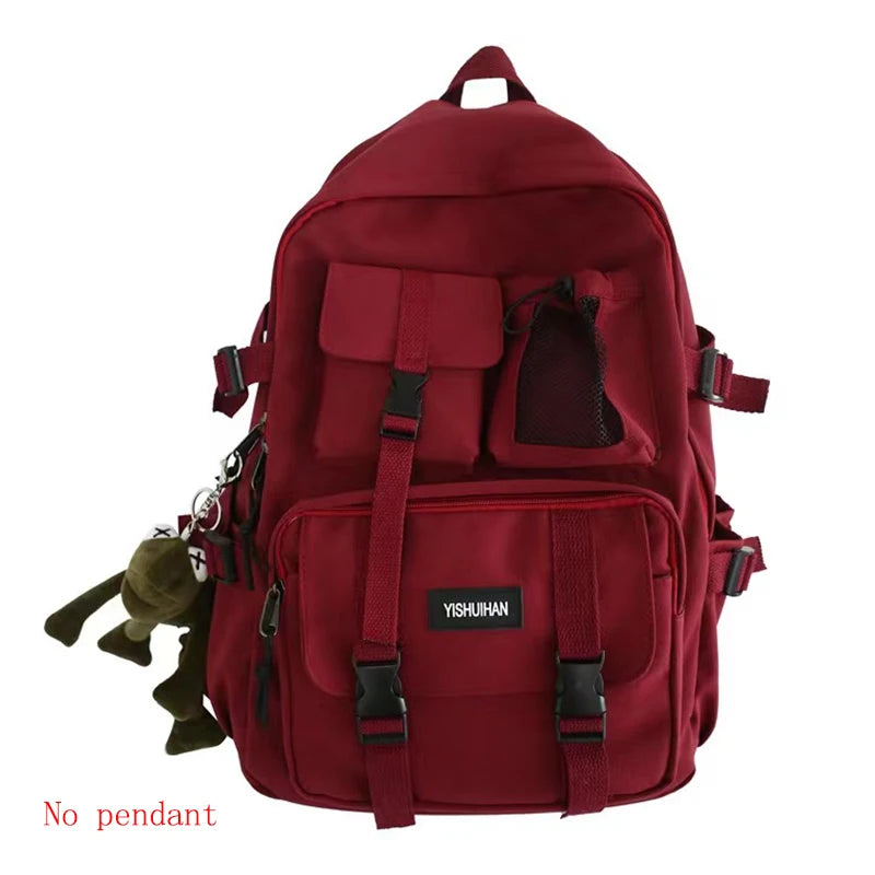 Multifunctional Teenager Laptop Backpack Women Cool Canvas School Bag High Quality Student Backpacks Boy Girl Fashion Schoolbag