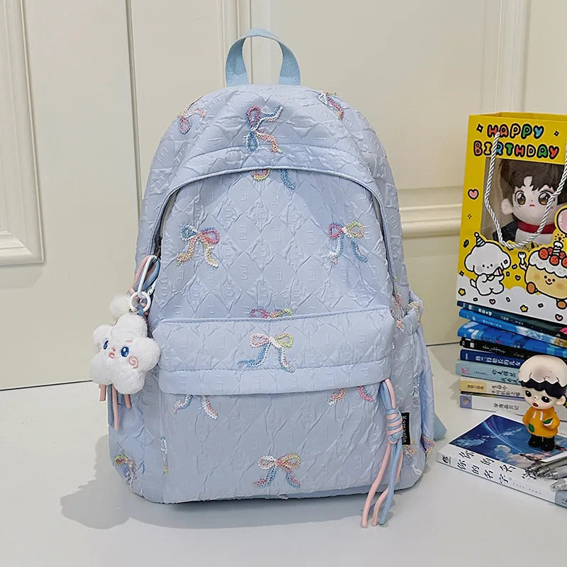 New Cute Western-style Children's Backpack, Cartoon Dolphin Kindergarten Snack Bag, Personalized Embroidery Unique Holiday Gift