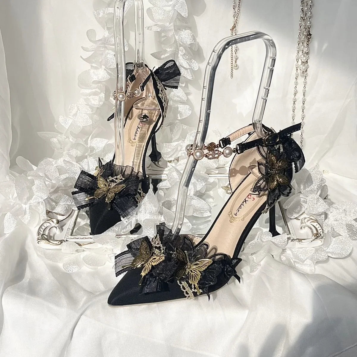 Heels Woman Luxury Fashion Sandals Gold Sandals Woman Lolita High Heels Shoes Woman High Quality Shoes Y2K Accessories 2025 New