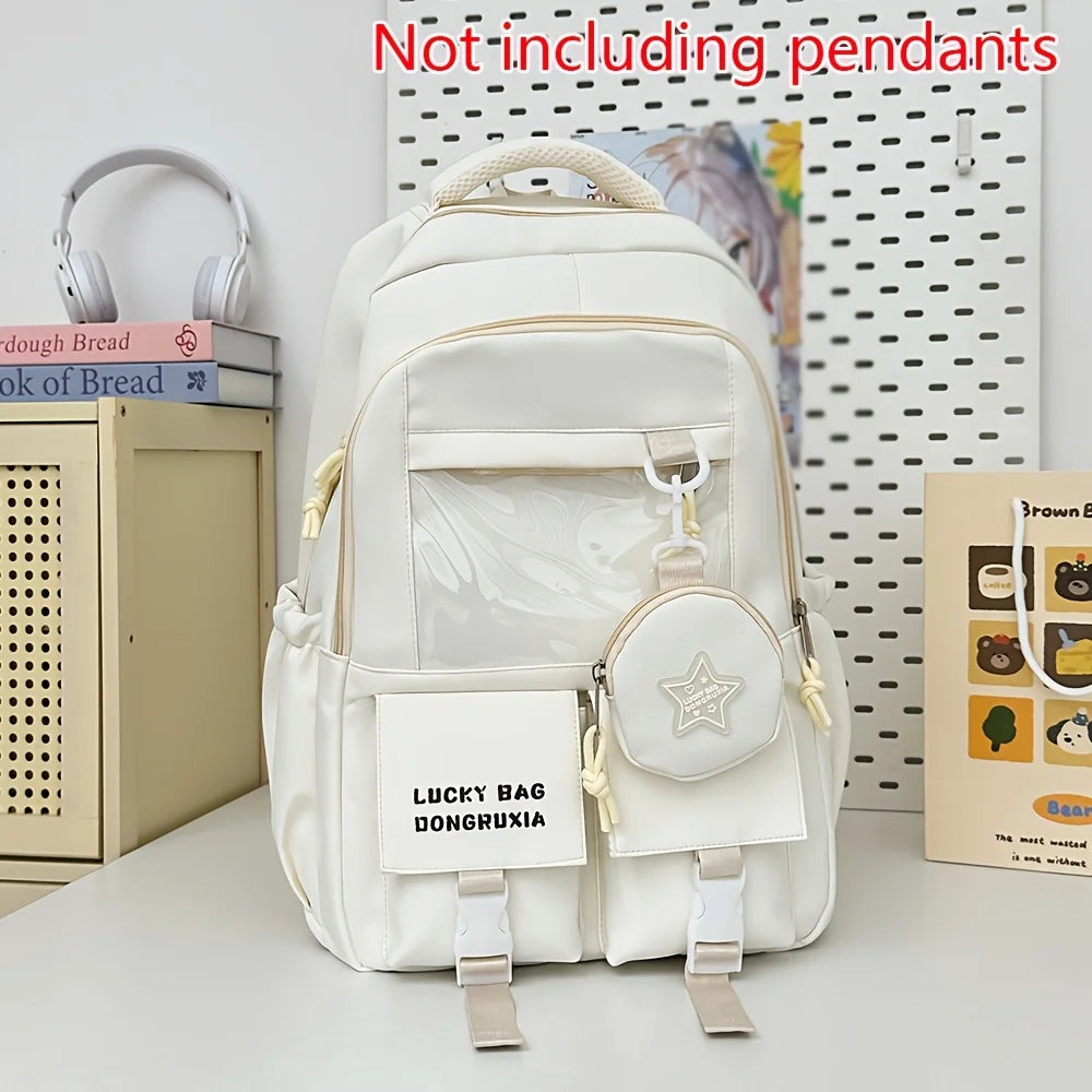 College Backpack for Middle School and High School Students, Versatile Large Capacity Backpack, Computer Backpack