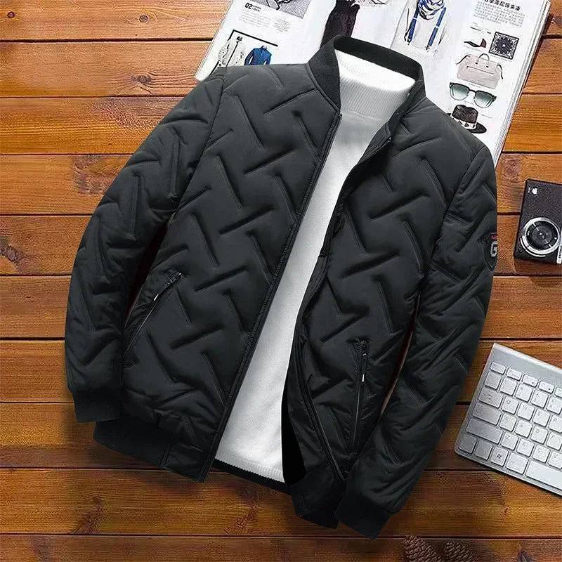 New 2026 Autumn Winter Jacket Men Cotton Padded Jacket Korean Streetwear Casual Jacket Men Fashion Clothing Male Warm Coats 5XL