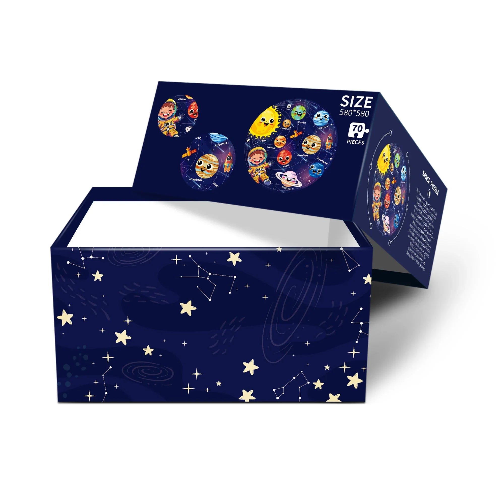 Fun Luminous Puzzles For Kids 70 Piece Creative Floor Puzzles Early Educational Learning Toy For Above 3 Years Kids Boys Girls