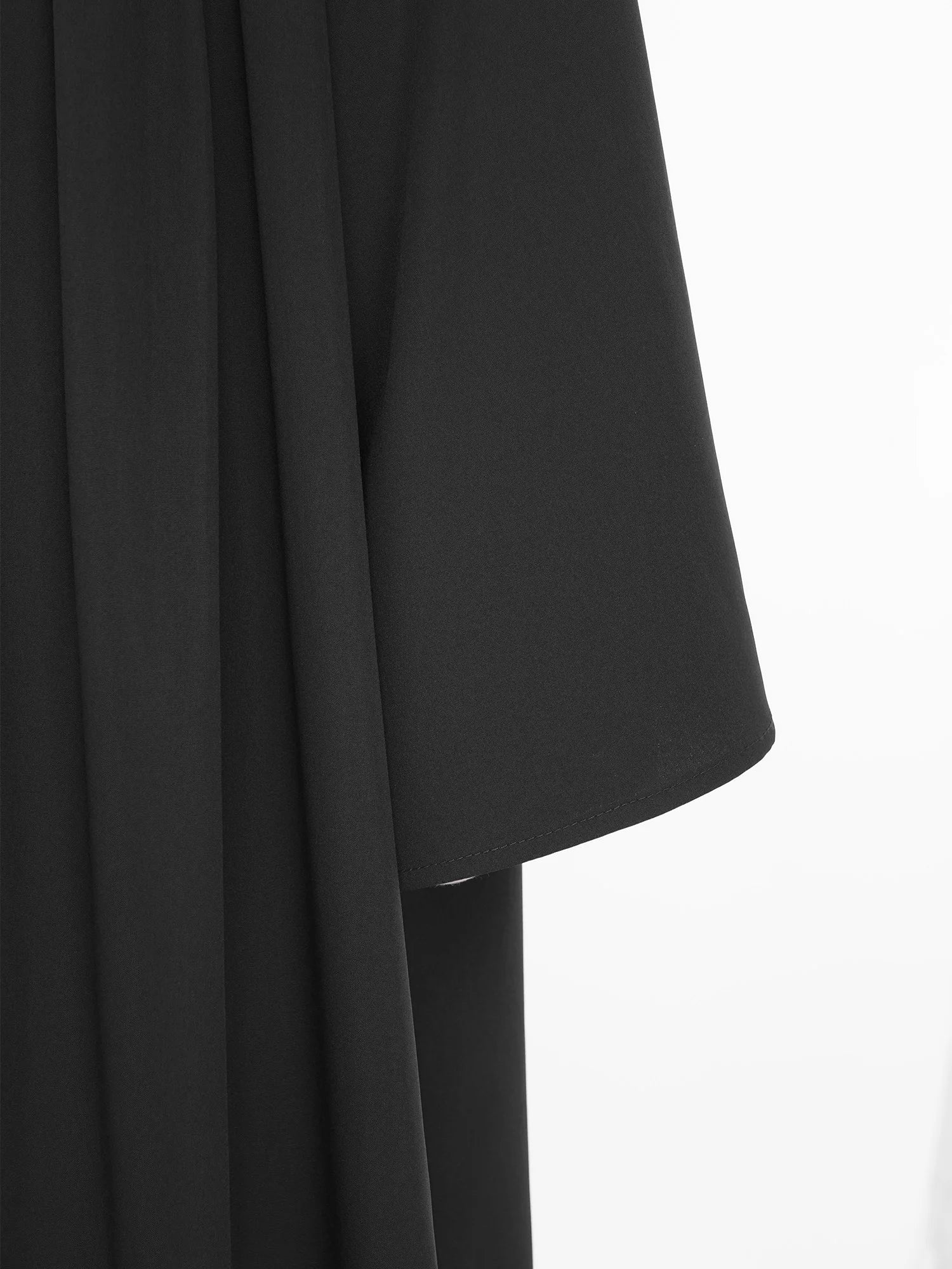 Kids Boys Girls Choir Robe Dress Worship Praise Dance Costume Long Sleeve Metallic Color Block Patchwork Pleated Ceremony Grown