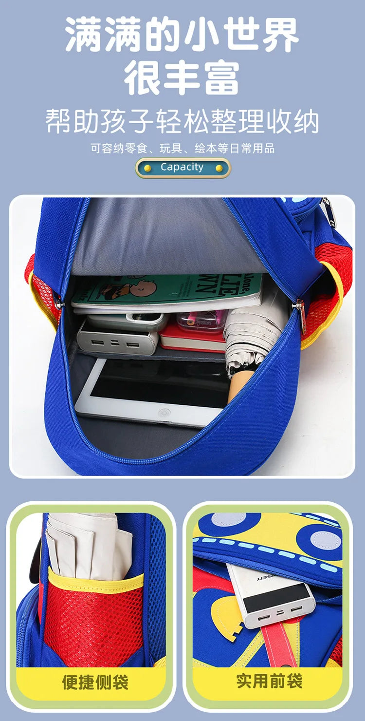 Children School Bags for Girls Boy Baby Backpacks Kindergarten Schoolbag Cartoon Animal Toddler Kids Backpack for 2-5 Years