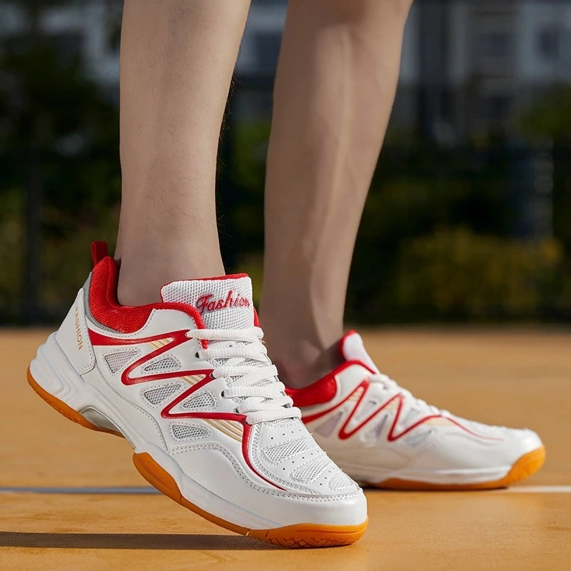 Brand Sneakers Sport Shoes Men Women Durable Stable Badminton Shoes Table Tennis Shoes Volleyball Big Size 47 48 49