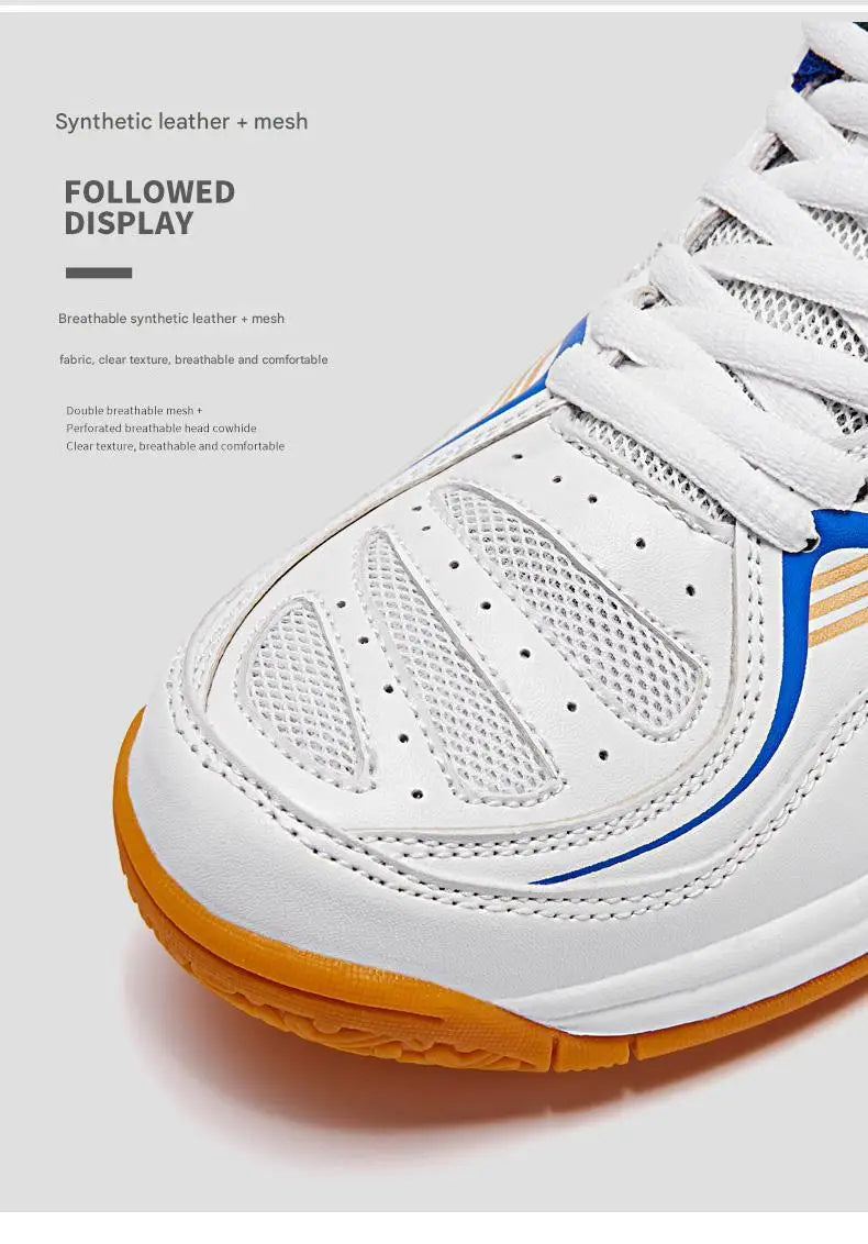 Unisex Professional Athletic Badminton Shoes Women Big Size 48 Lightweight Training Tennis Sneakers Men Sports Volleyball Shoes