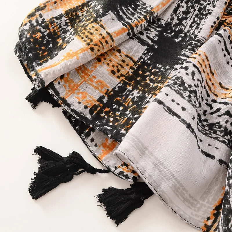 Floral Brand Scarf Luxury Designers New Style Women Elegant Scarves Hug Shawls Pink Purple Scarf Bandana Fashion Design Shawls
