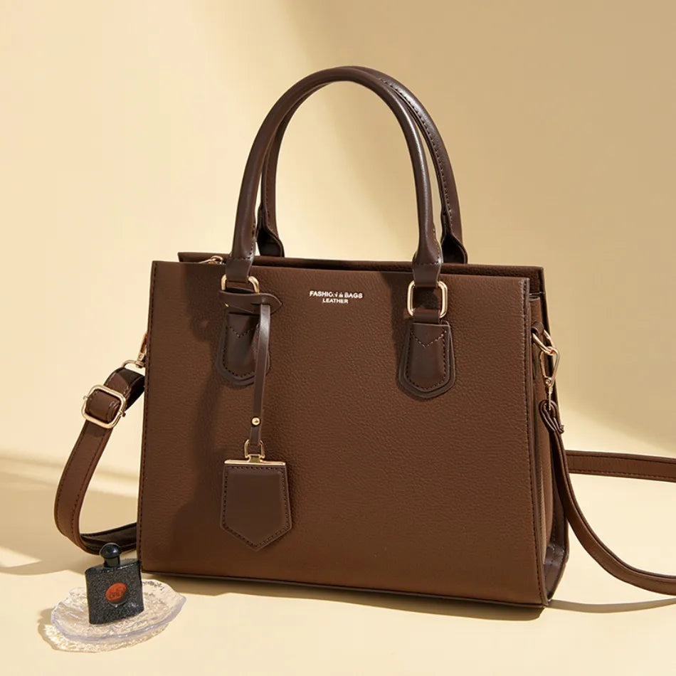 Luxury Women's Handbags 3 Layers Large Capacity Women  Shoulder Bags Top Quality PU Leather Commut Crossbody Bags  For Women Sac