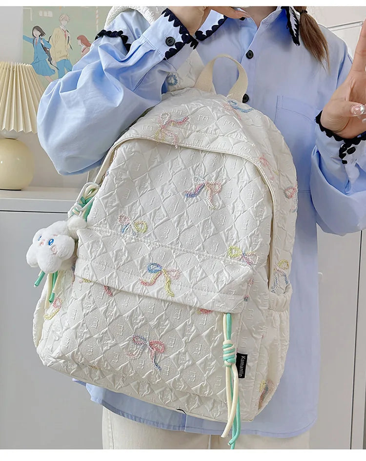 New Cute Western-style Children's Backpack, Cartoon Dolphin Kindergarten Snack Bag, Personalized Embroidery Unique Holiday Gift