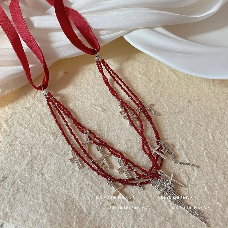 Luxury Multi-layered Zircon  Layer Necklace For Women Gentle Temperament Clavicle Chain Simple Jewelry