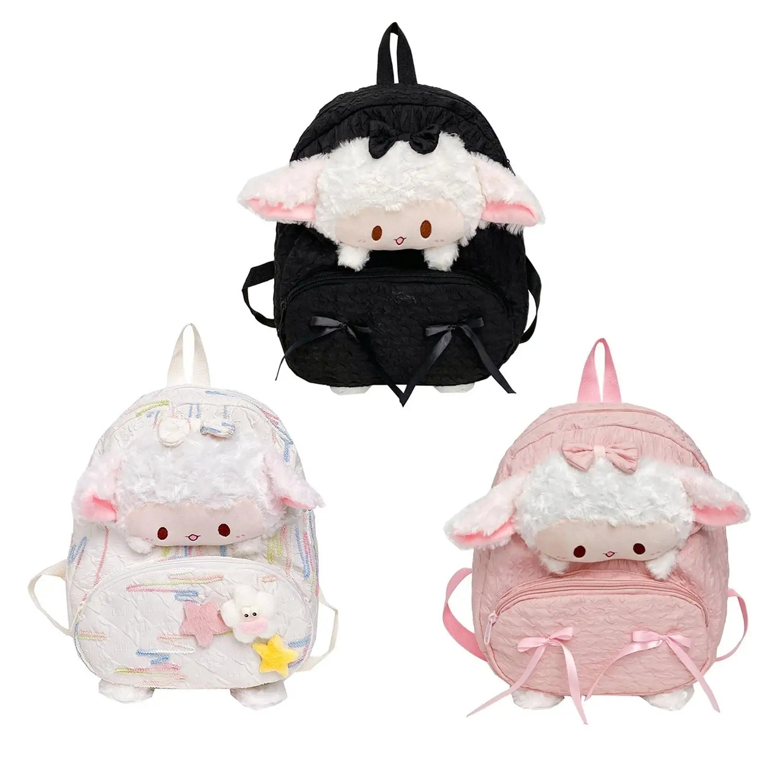 Cute Backpack Zipper Closure Fashion Lightweight Girls School Bag Rucksack for Backpacking Outdoor Shopping Weekend Outing Gift