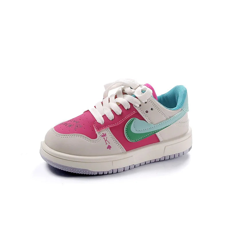 New Children Casual Shoes Four Seasons Kids Single Sneaker Mandarin Ducks Basketball Sports Shoes Boys Girls Sneaker Board Shoes