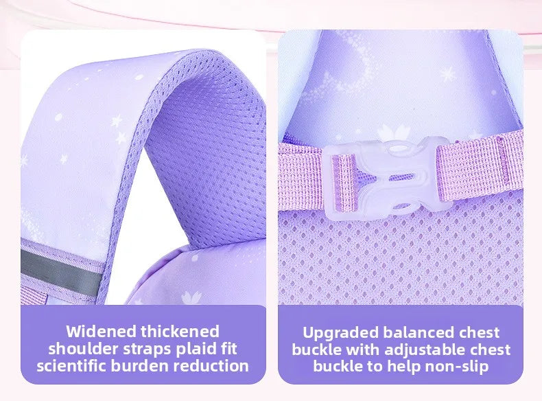 2025- Primary School Girls' Schoolbag Kawaii Lightweight Children's Bag Waterproof Bags Colorful Travel Backpack Mochilas Gifts