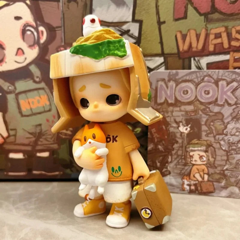 52toys Nook Wasteland Park Series Blind Box Cartoon Desktop Dolls Model Surprise Guess Bag Home Decoration Ornament Trendy Gift