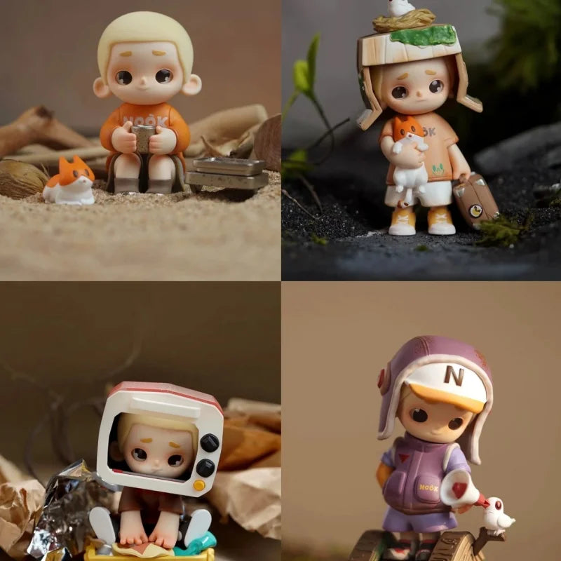 52toys Nook Wasteland Park Series Blind Box Cartoon Desktop Dolls Model Surprise Guess Bag Home Decoration Ornament Trendy Gift