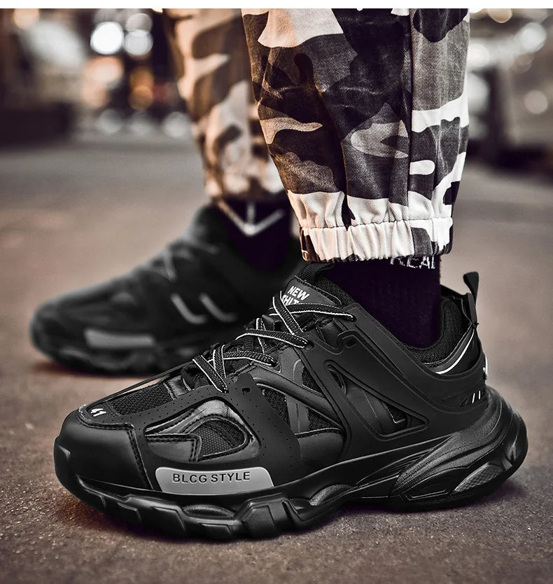 Women's Luxary Chunky Sneakers 2025 Mesh Breathable Shoes for Men Sports Running Casual Ladies Fitness Vulcanize Shoes