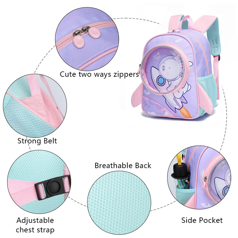 SUN EIGHT Children School Bags Kindergarten School Backpacks Kid Bag Outdoor Waterproof