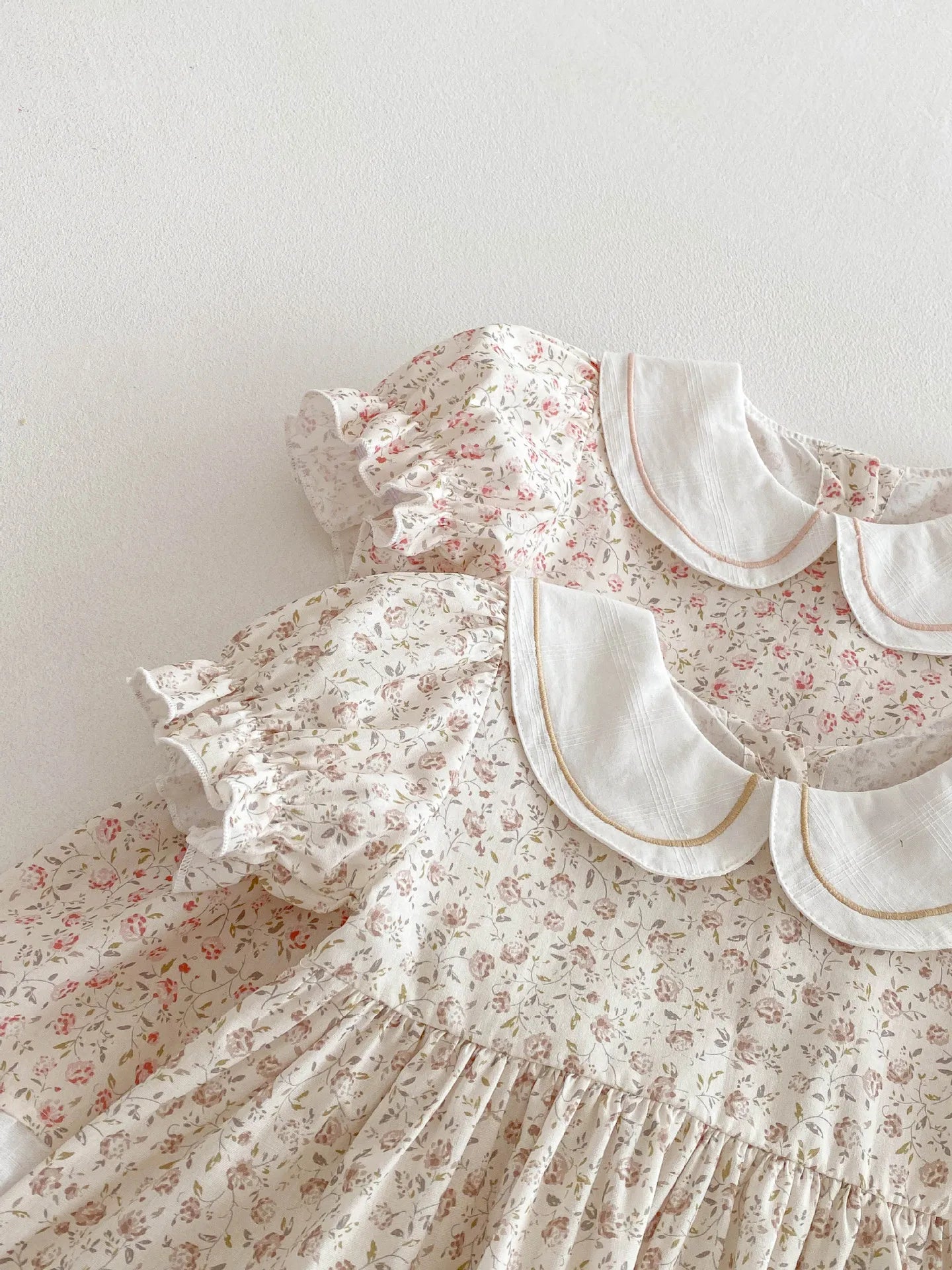 Girls' Dress Summer Dress 2025 New Stylish Children's Floral Princess Baby One Year Old Dress Summer