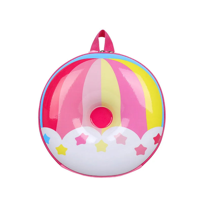 2024 New Korean Version Ice cream Shape Children's Backpack Kindergarten Schoolbag 3-5 Years Old Boys Girls Cute Children Bag