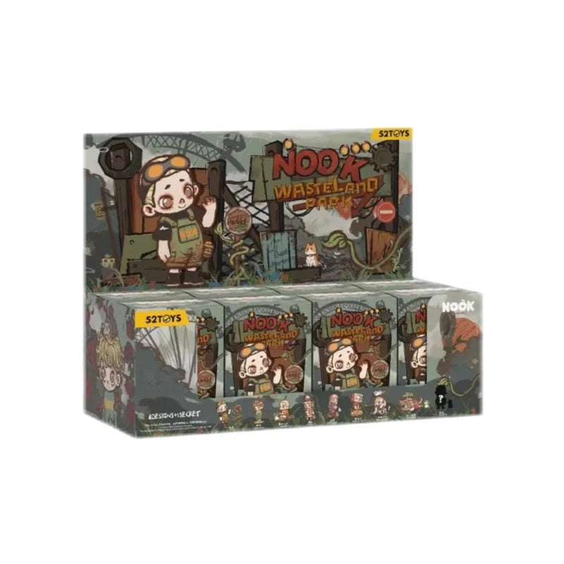 52toys Nook Wasteland Park Series Blind Box Cartoon Desktop Dolls Model Surprise Guess Bag Home Decoration Ornament Trendy Gift