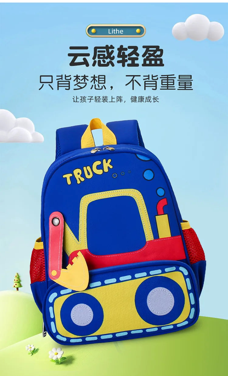 Children School Bags for Girls Boy Baby Backpacks Kindergarten Schoolbag Cartoon Animal Toddler Kids Backpack for 2-5 Years