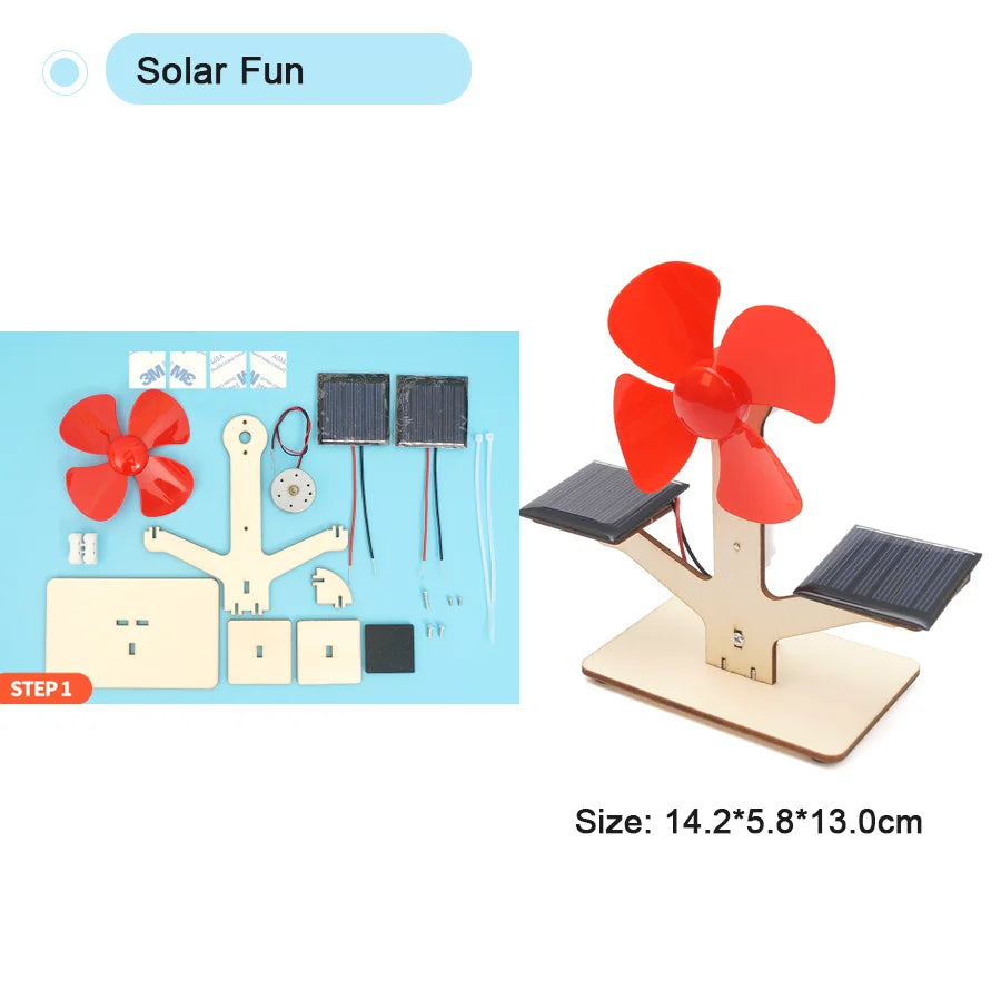 DIY Physical Model Science Experiment Educational Toy Handmade Small Production Assembly Craft Technology Project for School Kid
