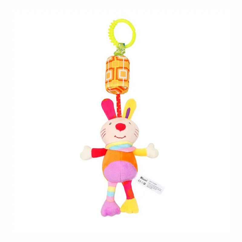 Newborn Baby Plush Stroller Toys Baby Rattles Mobiles Cartoon Animal Hanging Bell Educational Baby Toys 0-12 Months Speelgoed