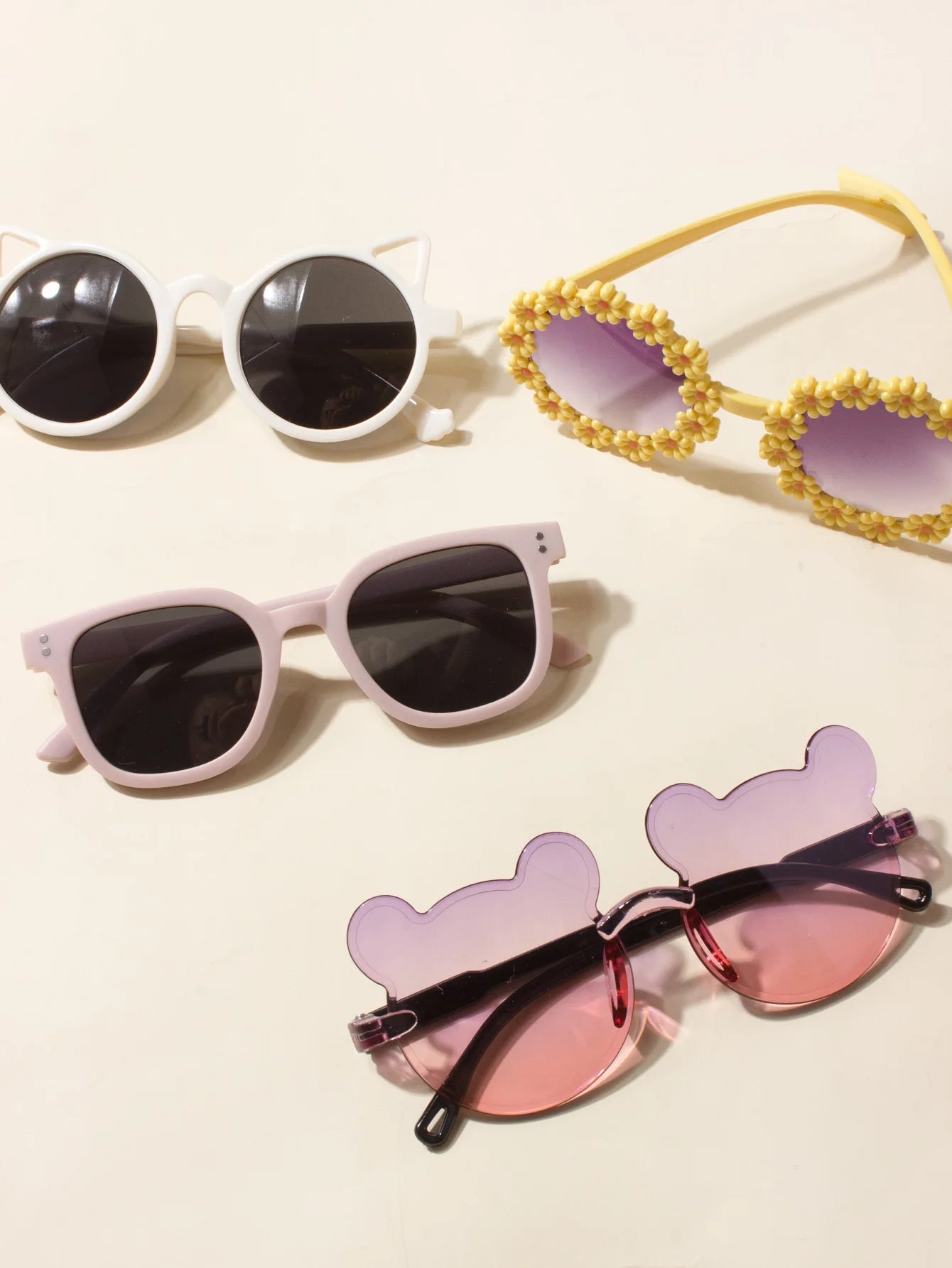 4PCS Baby Sunglasses,Baby Boy And Baby Girl Sunglasses,Cool,Cute,Baby Sunglasses Gift,Spring Accessories,Summer Accessories