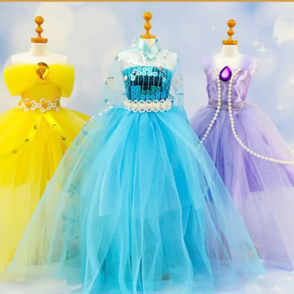 Intellectually Beneficial Clothing Design Handmade Material Bag Early Education Handcrafts Princess's Dress Material Set Cartoon