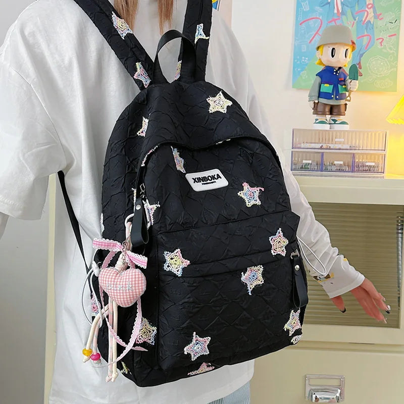 Backpack Handbags Schoolbags Nylon Small Bag Wallets Travel Casual School Backpack for Woman Daily Shopping
