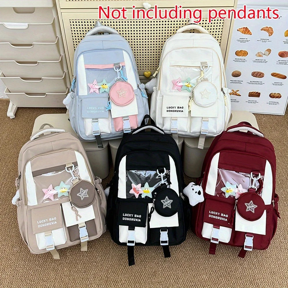 College Backpack for Middle School and High School Students, Versatile Large Capacity Backpack, Computer Backpack