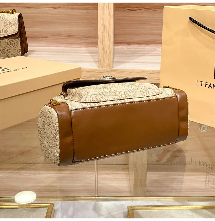 Women's Handbag 2025 New Brand Genuine Leather Handbag Designer High Quality Retro Single Shoulder Oblique Cross Pillow Bag