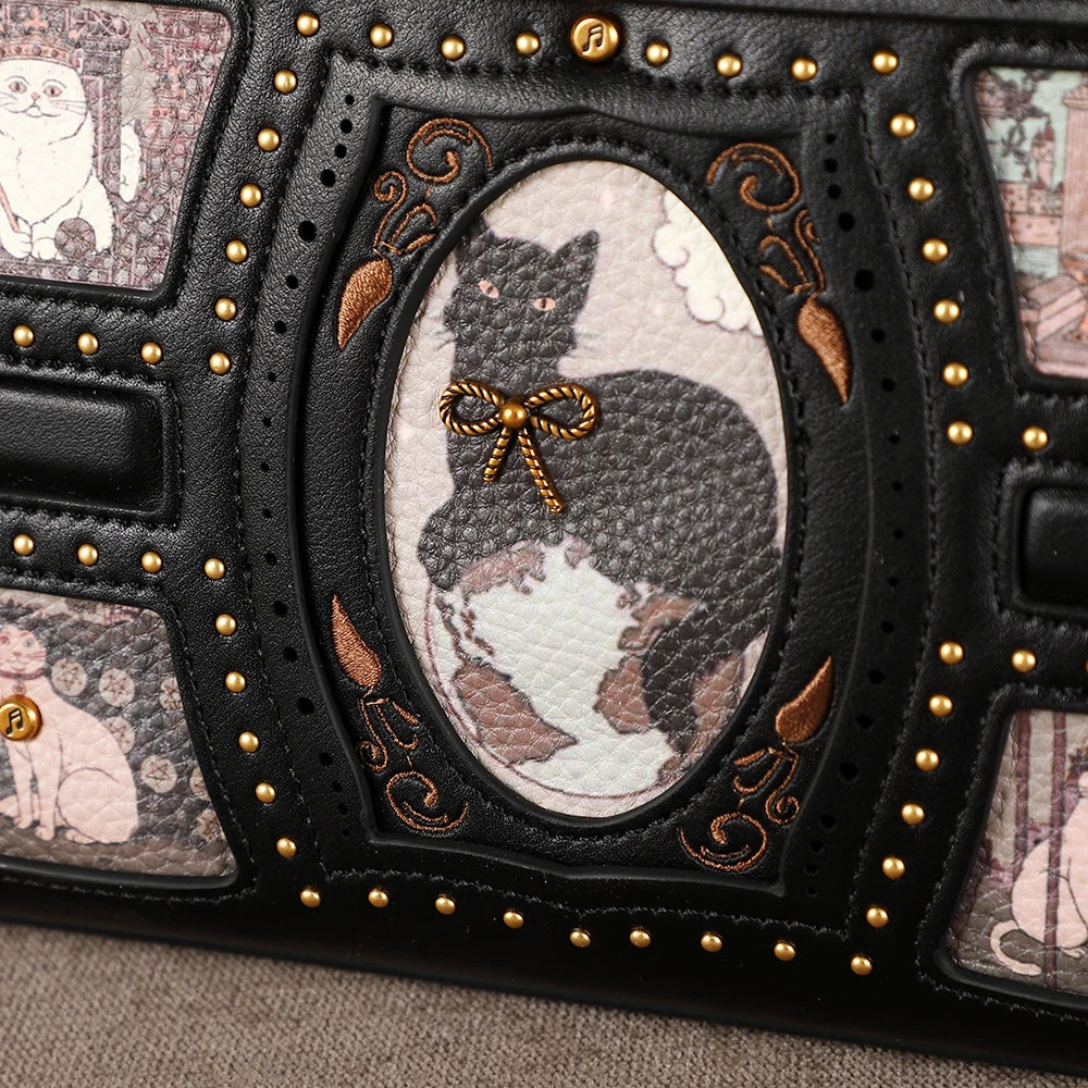 Ladies' handbag - 2026 new style fashionable cartoon fairy cat crossbody bag for large tote. A perfect accessory for daily use t
