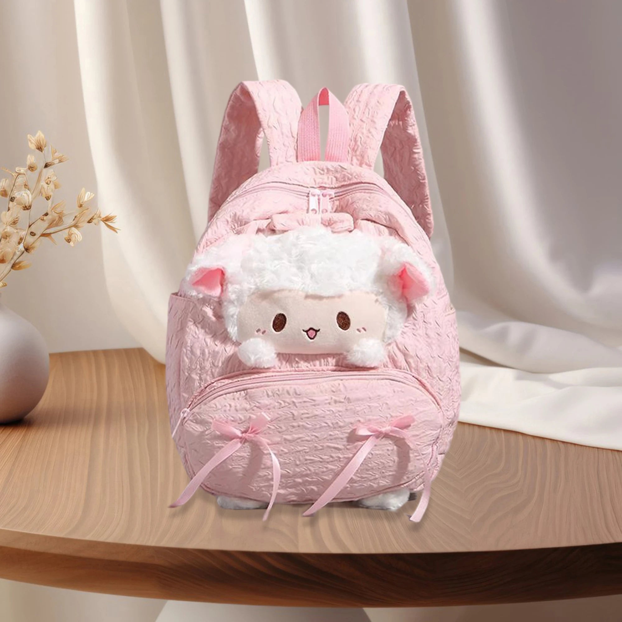 Cute Backpack For girls Cartoon Sheep Large Capacity School Backpack Kids Girls