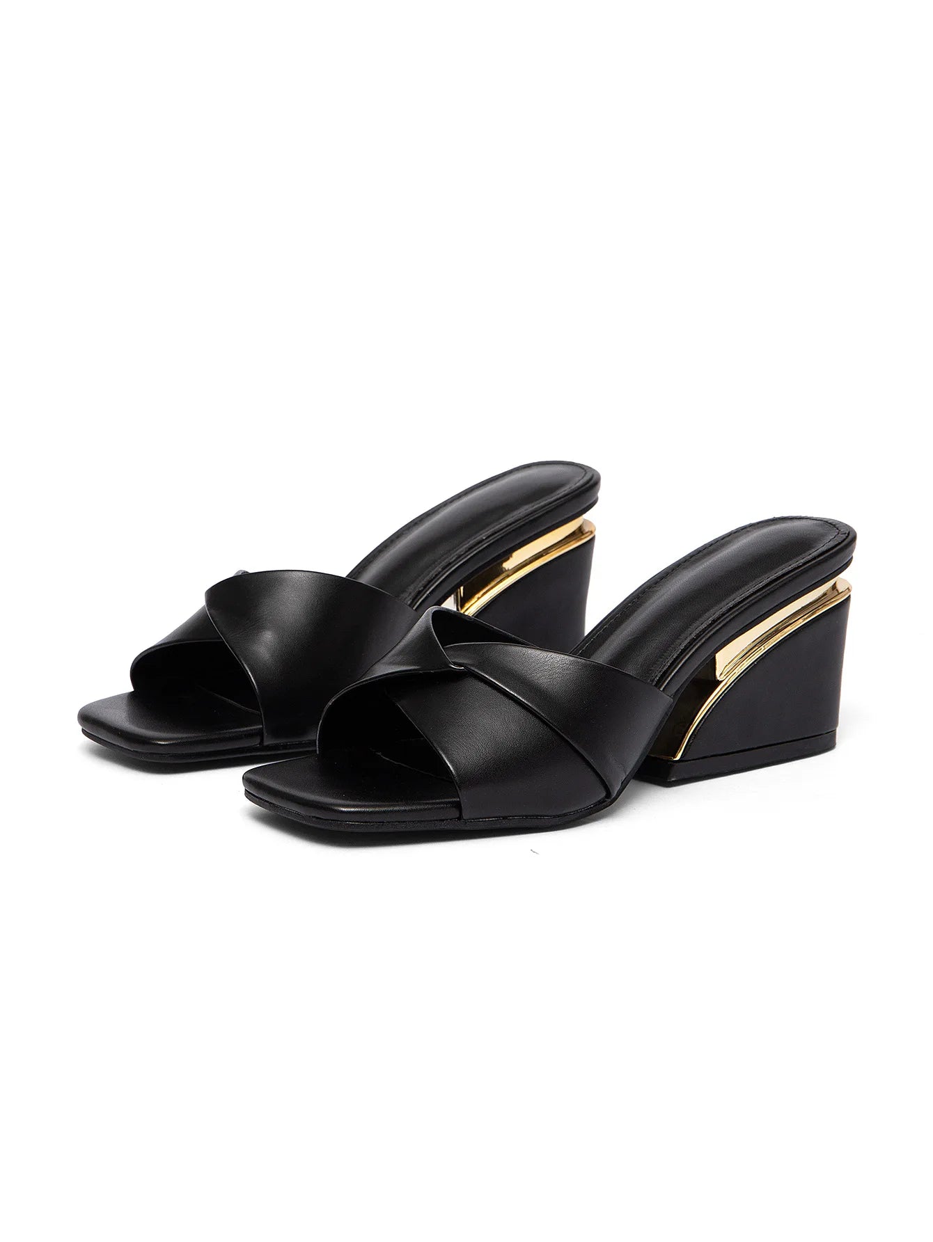 Women's Wedge Shoes 2026 Summer New Closed Toe Square Toe Casual Platforms Sandals Fashion Versatile Comfortable High Heels