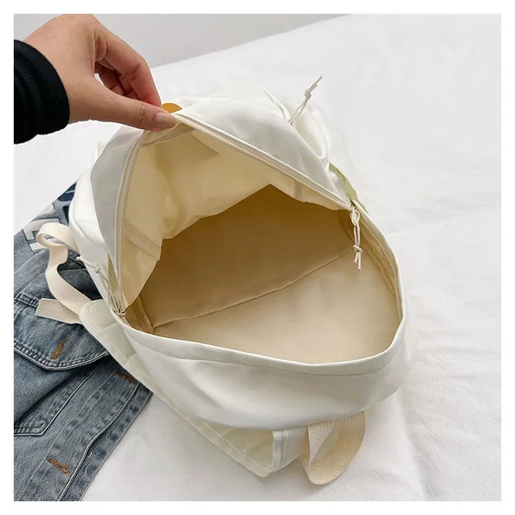 New Cartoon Duck Backpack Designer Cute Travel Bag Female College Student Versatile Korean Edition Girls' School Bag рюкзак